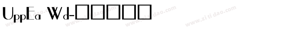 UppEa Wd字体转换